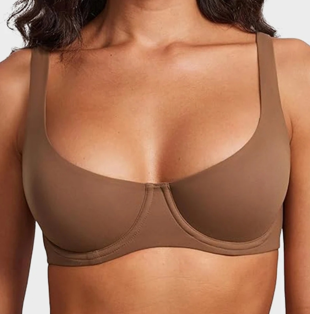 Seamless Brown Bra